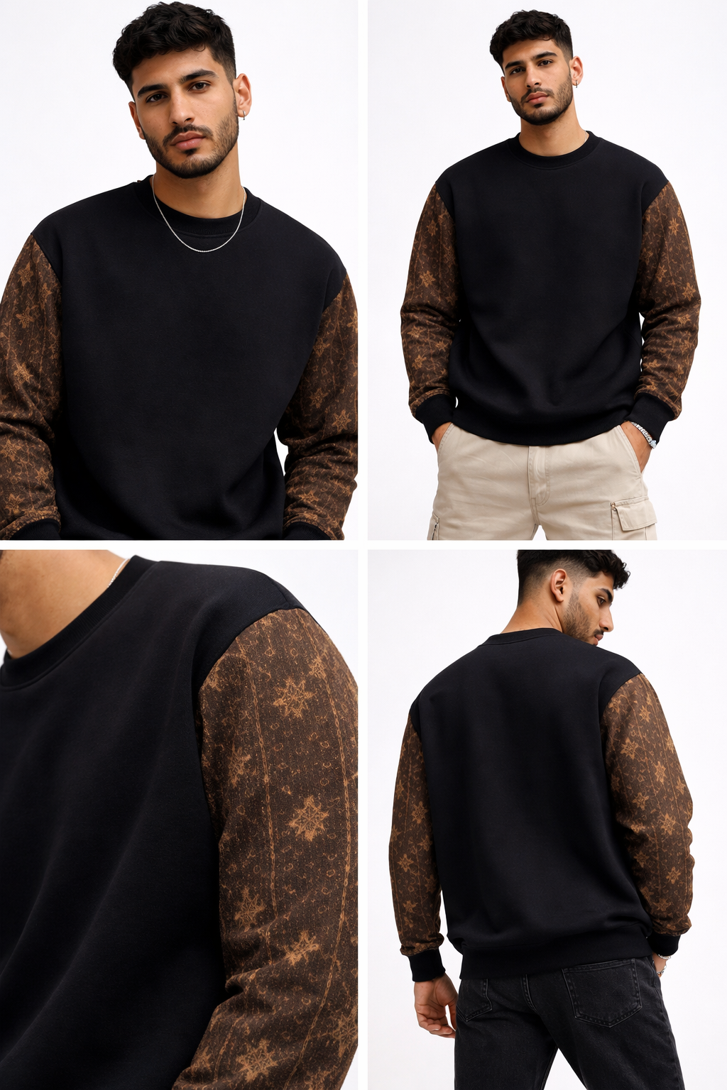 Minimal Contrast Sweater