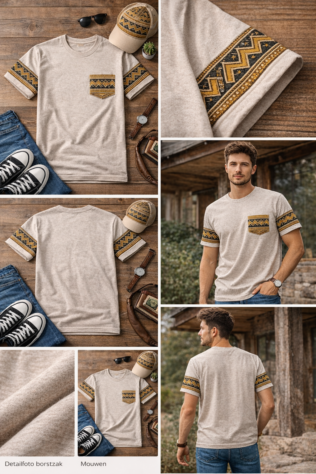 Solar Grid T Shirt - Premium Cultural Streetwear – Premium Streetwear Essential