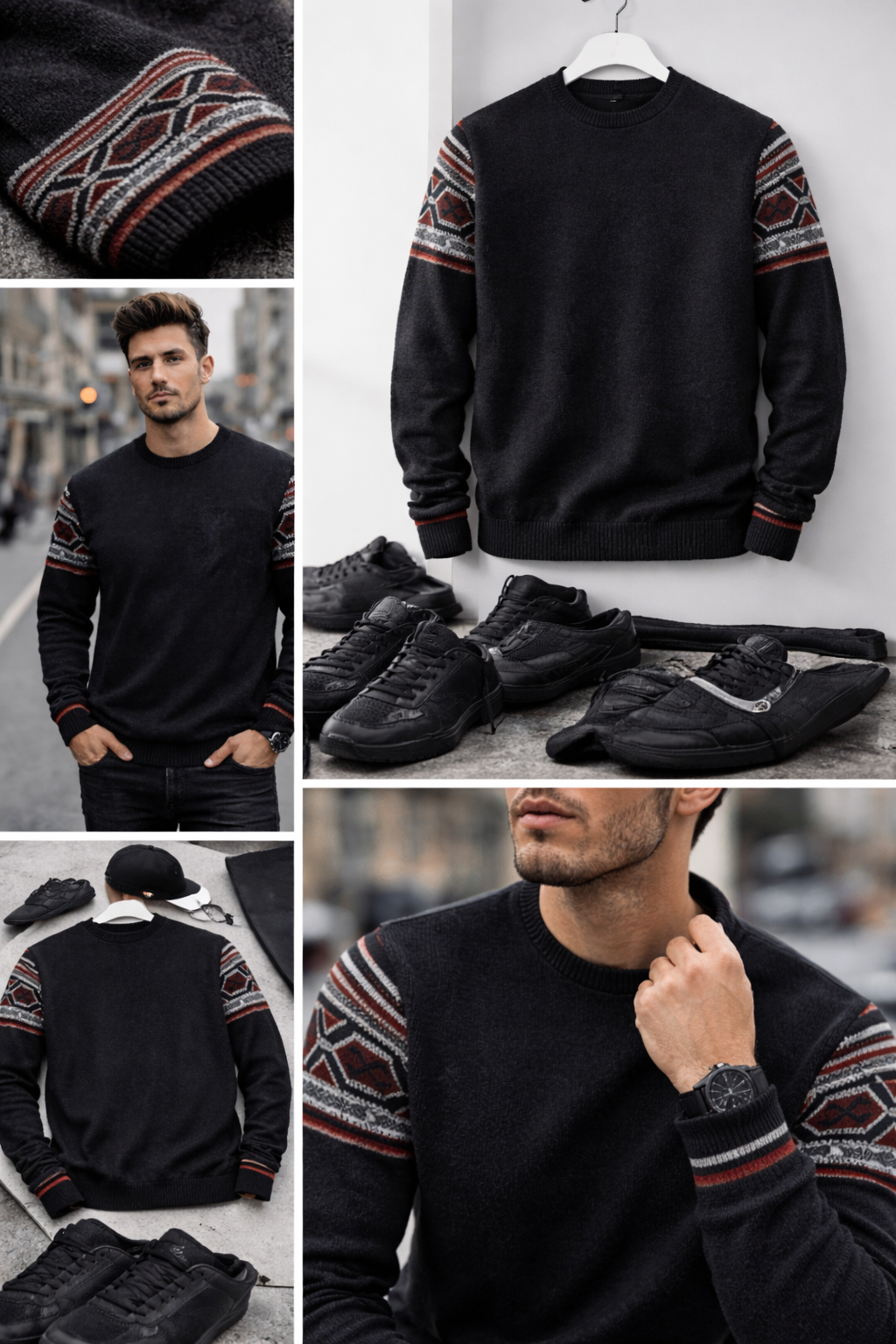 Urban Tribal Sweater – Black Edition
