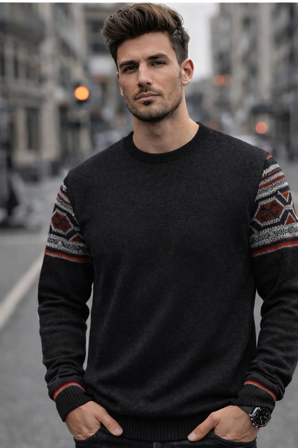 Urban Tribal Sweater – Black Edition