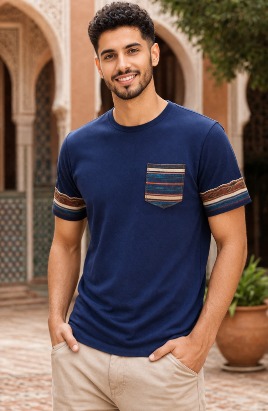 Atlas Pocket T-Shirt-  Premium Cultural Streetwear – Premium Streetwear Essential