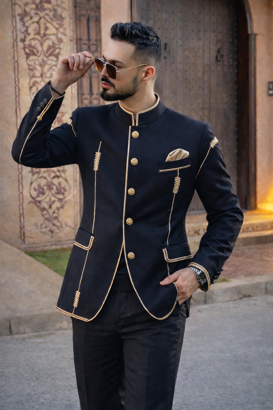 Navy Royal  Jacket – Gold Heritage Edition