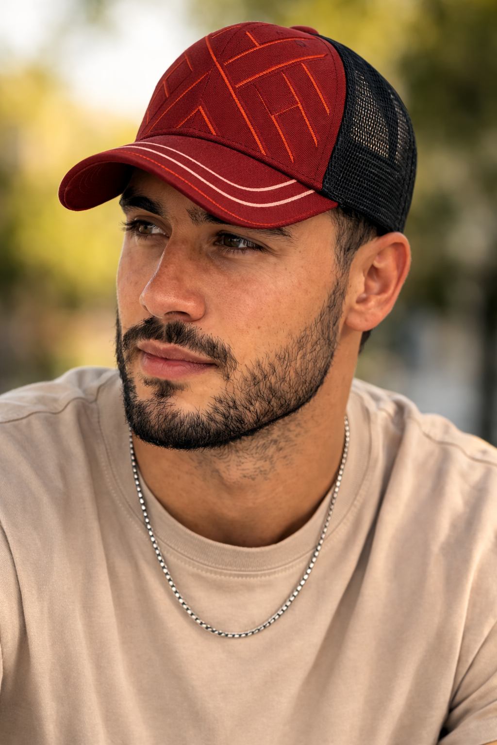 Burgundy Cap (Kubi) – Modern Kufi-Inspired Streetwear - Cultural Streetwear