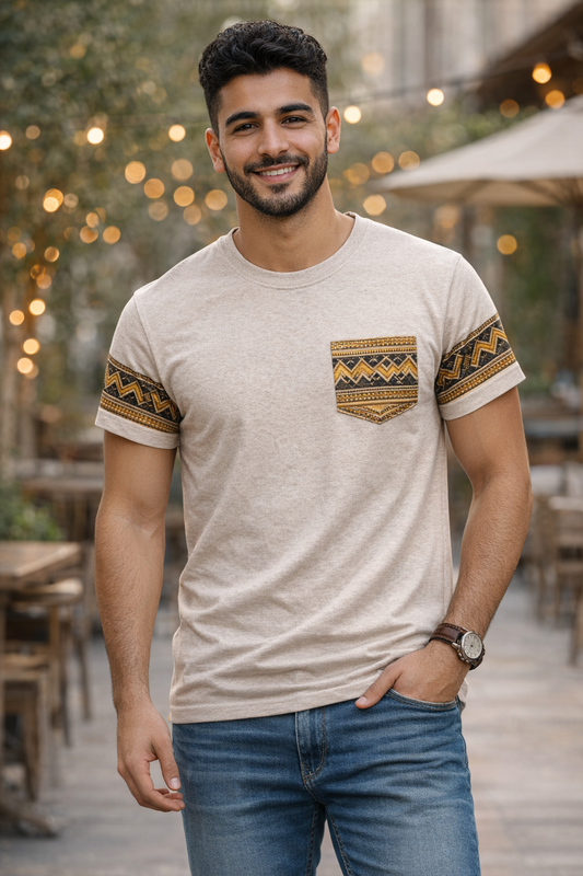 Solar Grid T Shirt - Premium Cultural Streetwear – Premium Streetwear Essential