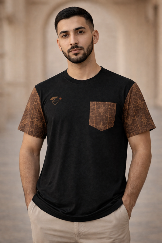 Obsidian Nomad Tee – Premium Cultural Streetwear – Premium Streetwear Essential
