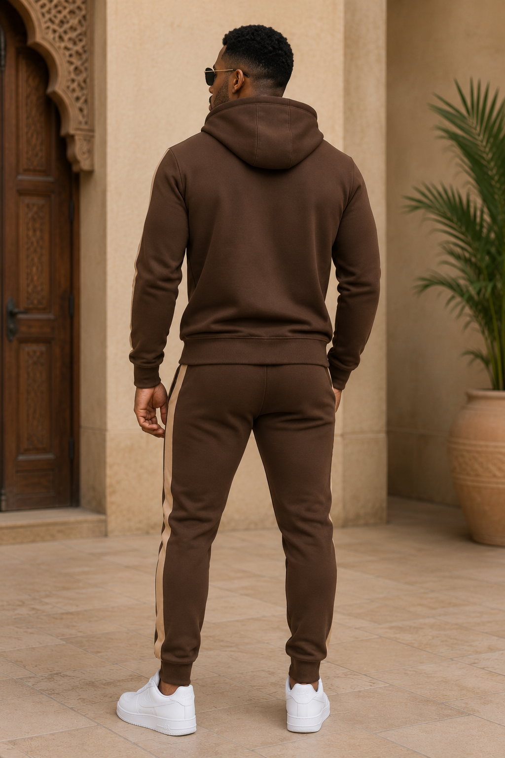 Luxe Tracksuit – Brown
