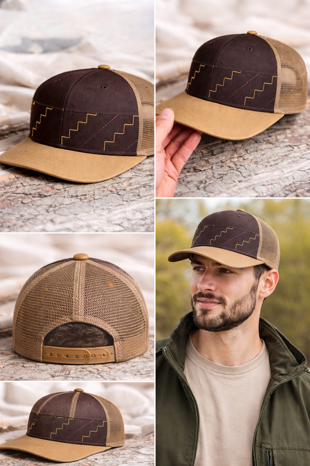 Zigzag Cap (Kubi) – Modern Kufi-Inspired Streetwear - Cultural Streetwear
