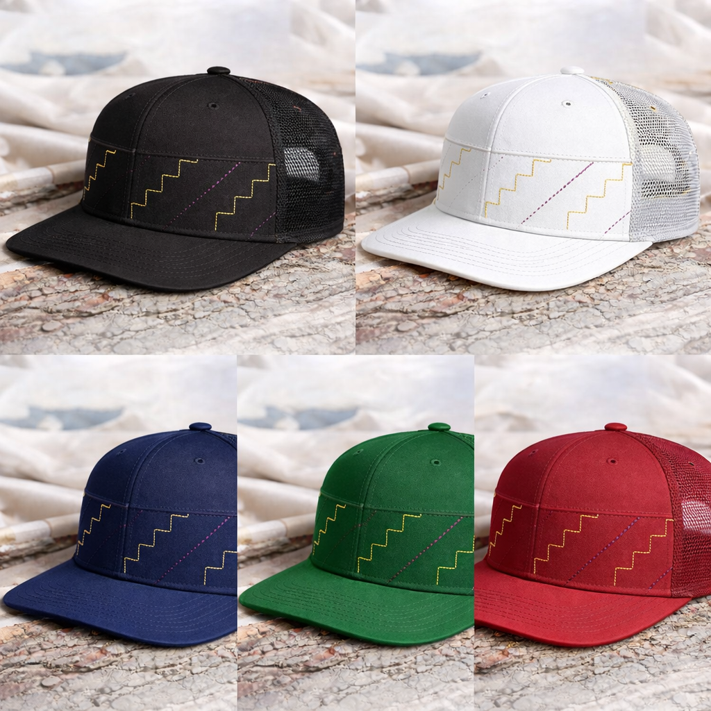 Zigzag Cap (Kubi) – Modern Kufi-Inspired Streetwear - Cultural Streetwear