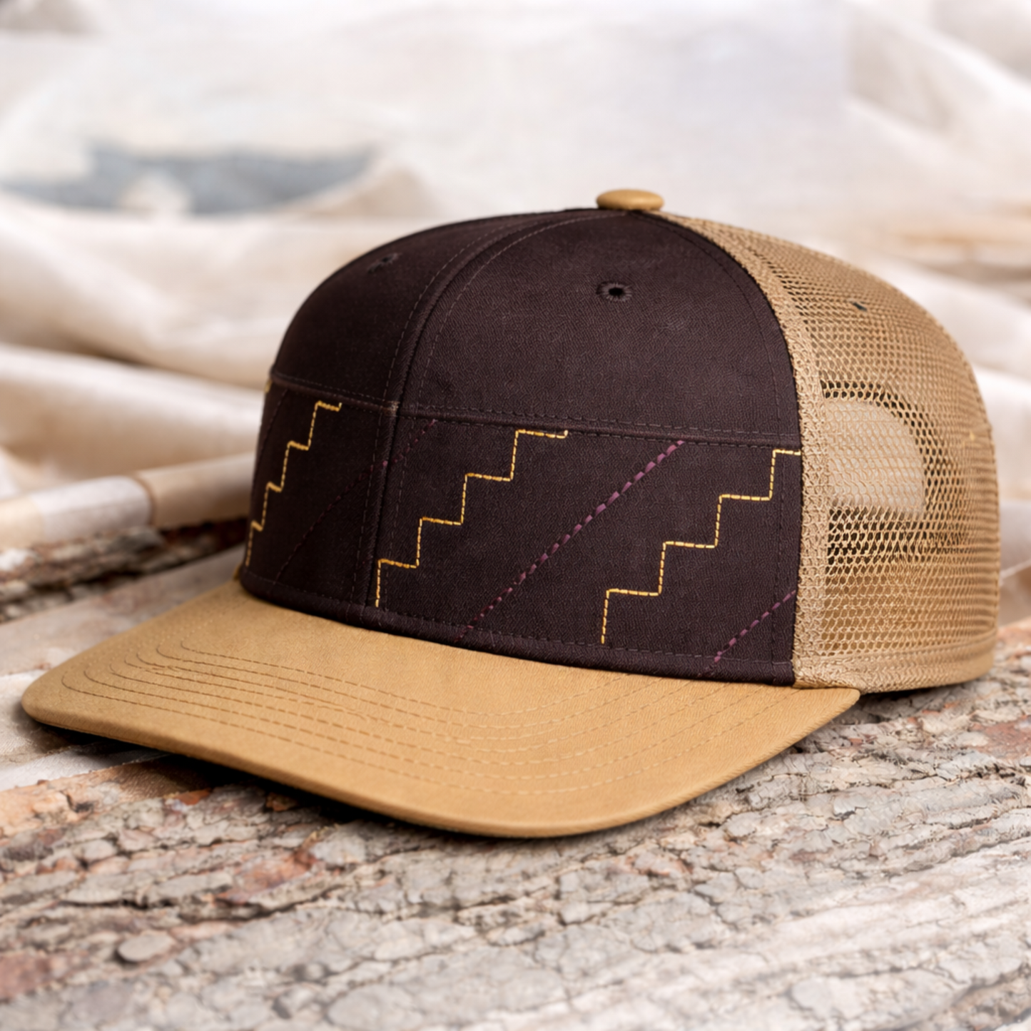 Zigzag Cap (Kubi) – Modern Kufi-Inspired Streetwear - Cultural Streetwear