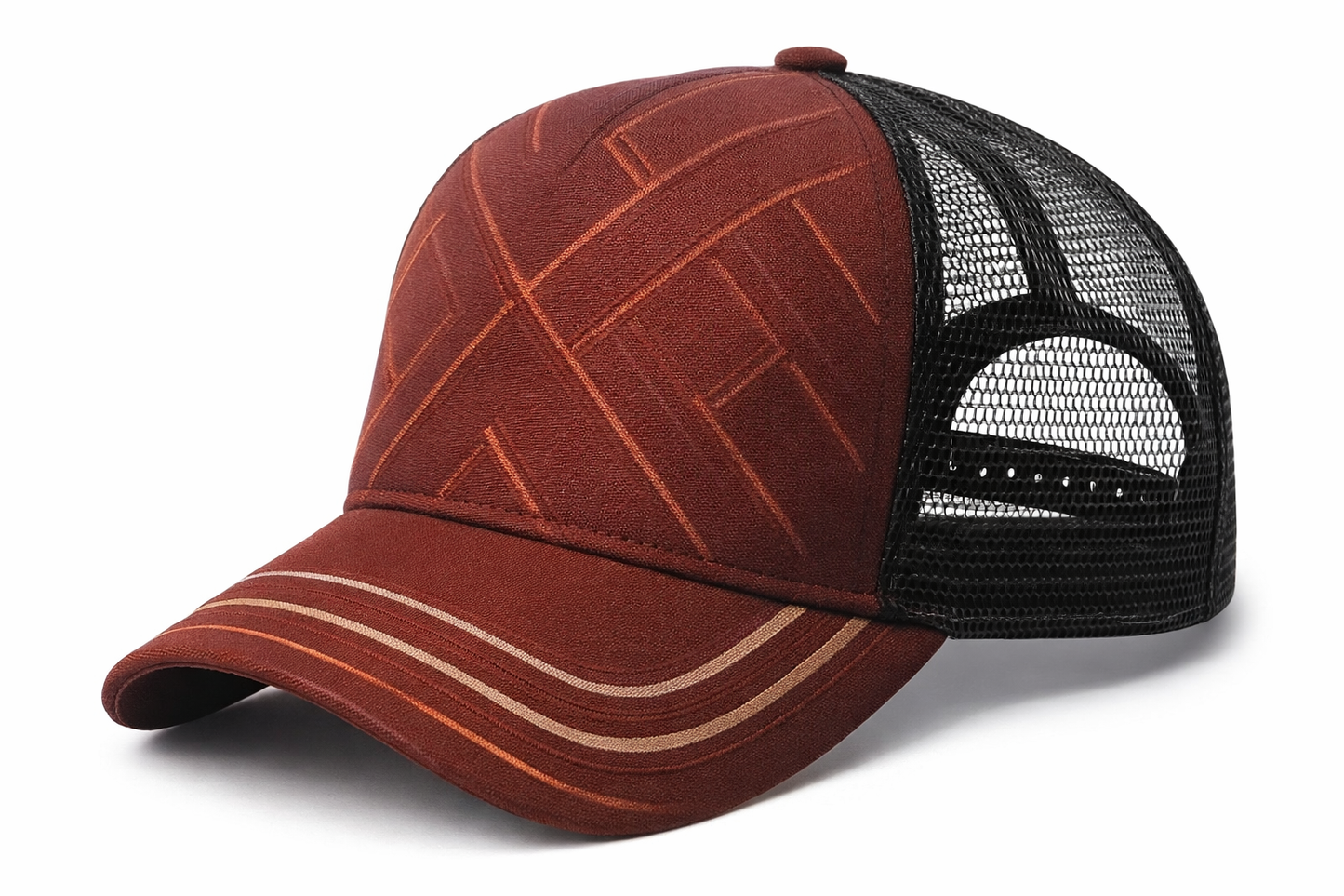 Burgundy Cap (Kubi) – Modern Kufi-Inspired Streetwear - Cultural Streetwear